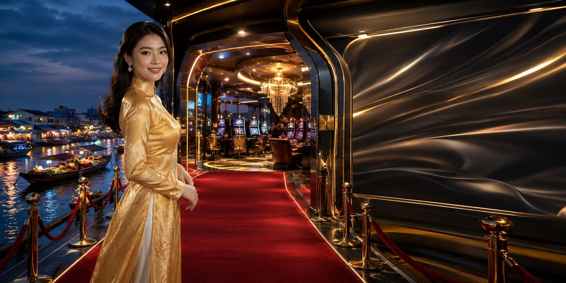 Người phụ nữ mặc áo dài tại Cần Thơ nhận phần thưởng VIP trong không gian lễ hội sông nước